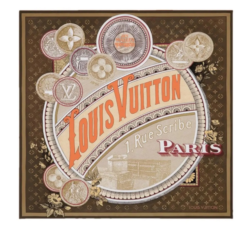 Louis Vuitton Multicolor Graphic Scarf